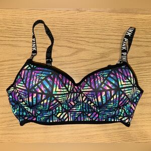 VS PINK Multicolor Geometric Sports Bra